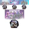 Fortnite Cartoon Lunch Bag For Kids With Breathable Oxford Fabric Daily Use