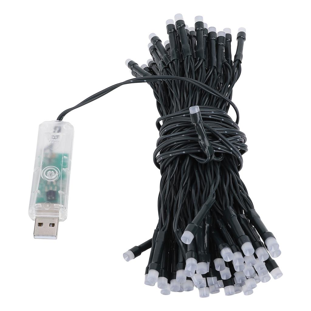Smart Xmas Light 32.8FT 100LEDs Bluetooth RGB Color Changing Music Sync USB Xmas String Fairy Light