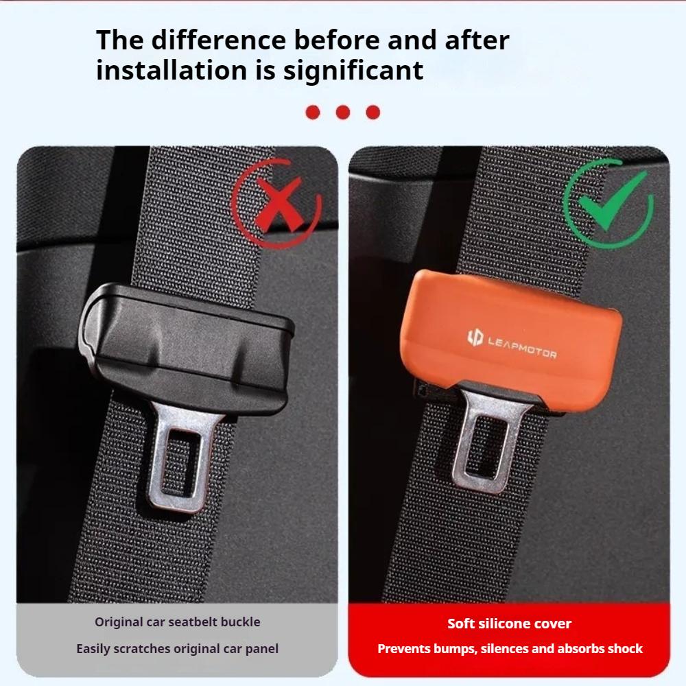 Fit For LEAPMOTOR T03 B10 C11 C01 Seat Belt Buckle Cover Clip Car Interior Modification