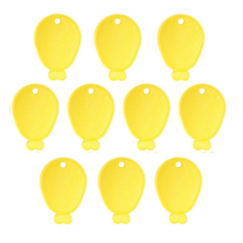 10pcs Cute Plastic Balloon Weights Bright Color Reusable Balloon Hanging Colorful Anti-floating Gravity Blocks Balloon