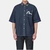Evisu Patchwork Floral Short Sleeve Shirt Men shirts 2ESHTM2SS268OSDN