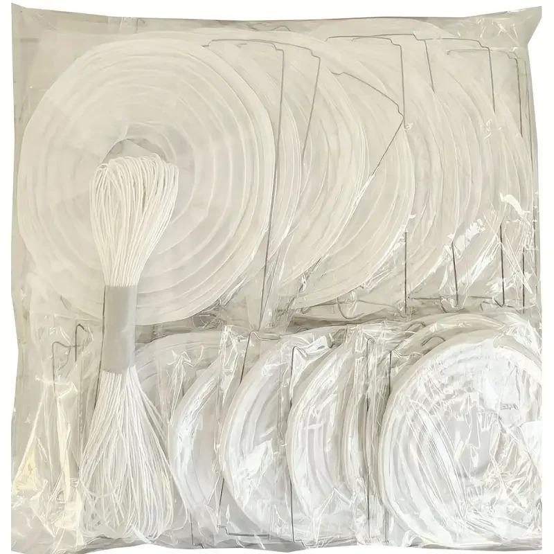 Latest Models Elegant White Chinese Lanterns round Paper Lampshade for Party Holiday Wedding Decoration Lampion Hanging Ball