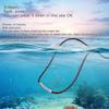 Men Brown Braided Faux Leather Necklace,acsergery Wax Rope Chain,acsergery