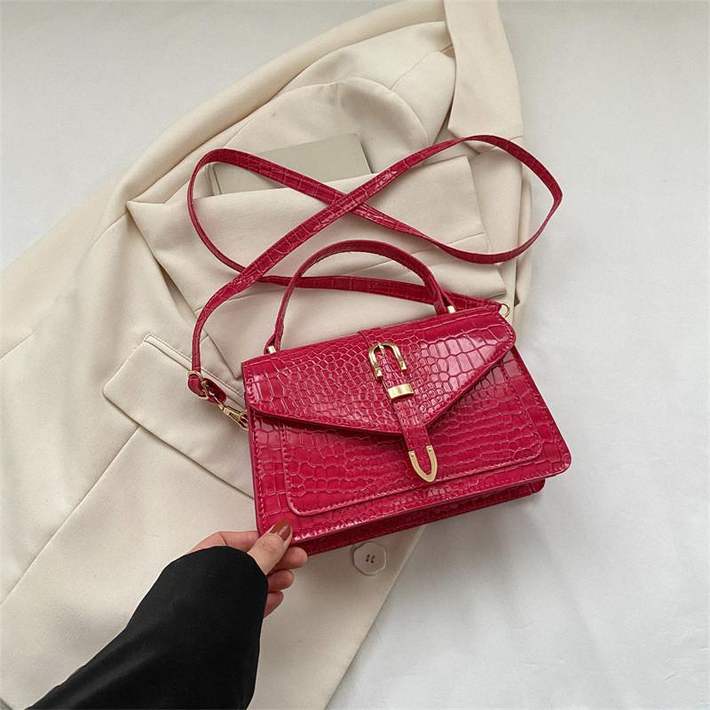 Chic Shoulder Bag With Car Line Design For Women s Daily Outfit ярко-розовый