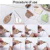 10Pcs Hand Sewing Needle Set with Magnetic Box Metal Embroidery Needle with Threader for Sewing Quilting and Embroidery