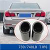 Dekorace koncovky výfuku Koncovka výfuku Díly pro automobily Koncovky výfuku Příslušenství Pro Bmw řady 7 Pro modely 12-14 730Li 740Ld F01 F02