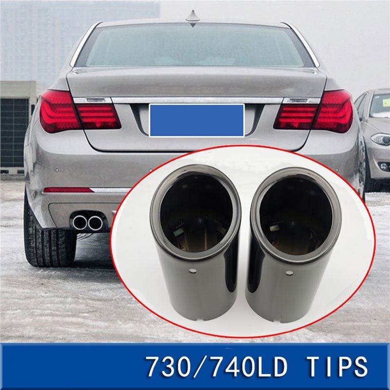 Dekorace koncovky výfuku Koncovka výfuku Díly pro automobily Koncovky výfuku Příslušenství Pro Bmw řady 7 Pro modely 12-14 730Li 740Ld F01 F02