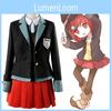 Danganronpa Killing Harmony Yumeno Himiko Fantastisk Cosplay Kostume Skoleuniform Kjole Til Fester