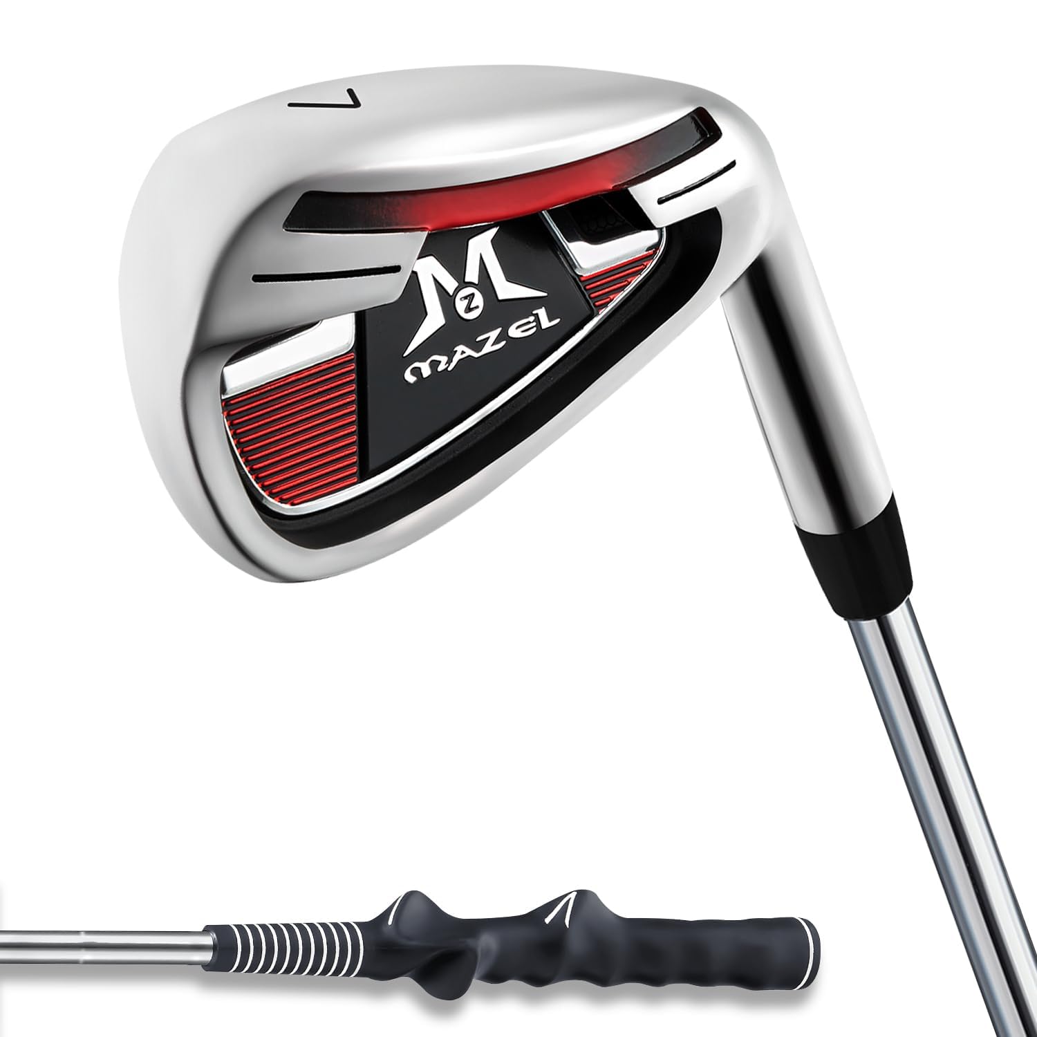 

MAZEL Golf Practice Club 7 Iron Swing Practice Equipment Practice Supplies Swing Trainer Golf Aid Posture Corrector Swing Corrector Stick Warm-up