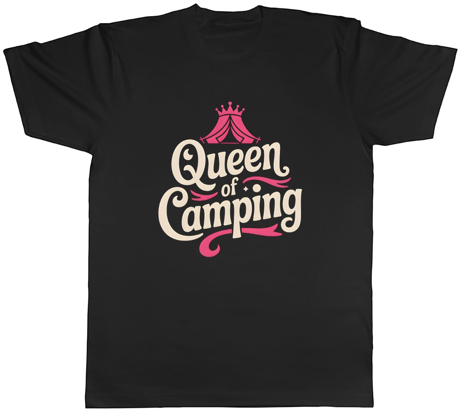 Queen of Camping Tent Outdoors Mens T-Shirt Tee Gift Top S