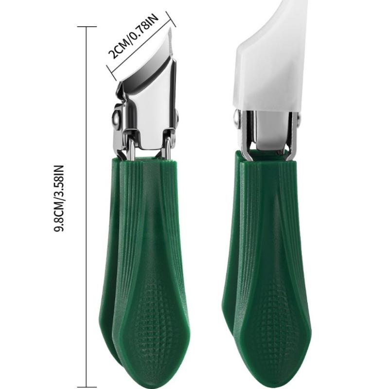 Anti-Splash Cuticle Remover Fingernail Ultra-sharp Angled Nail Clipper Stainless Steel Fingernail And Toenail Clipper Cutters