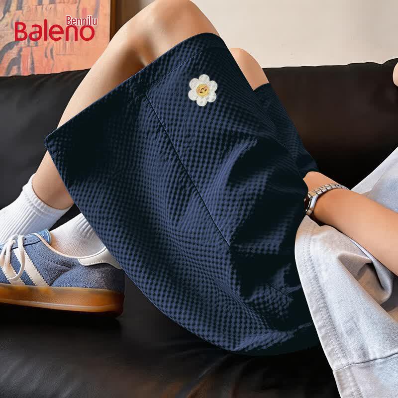 Baleno Men s Seersucker Quick-Dry Casual Shorts L