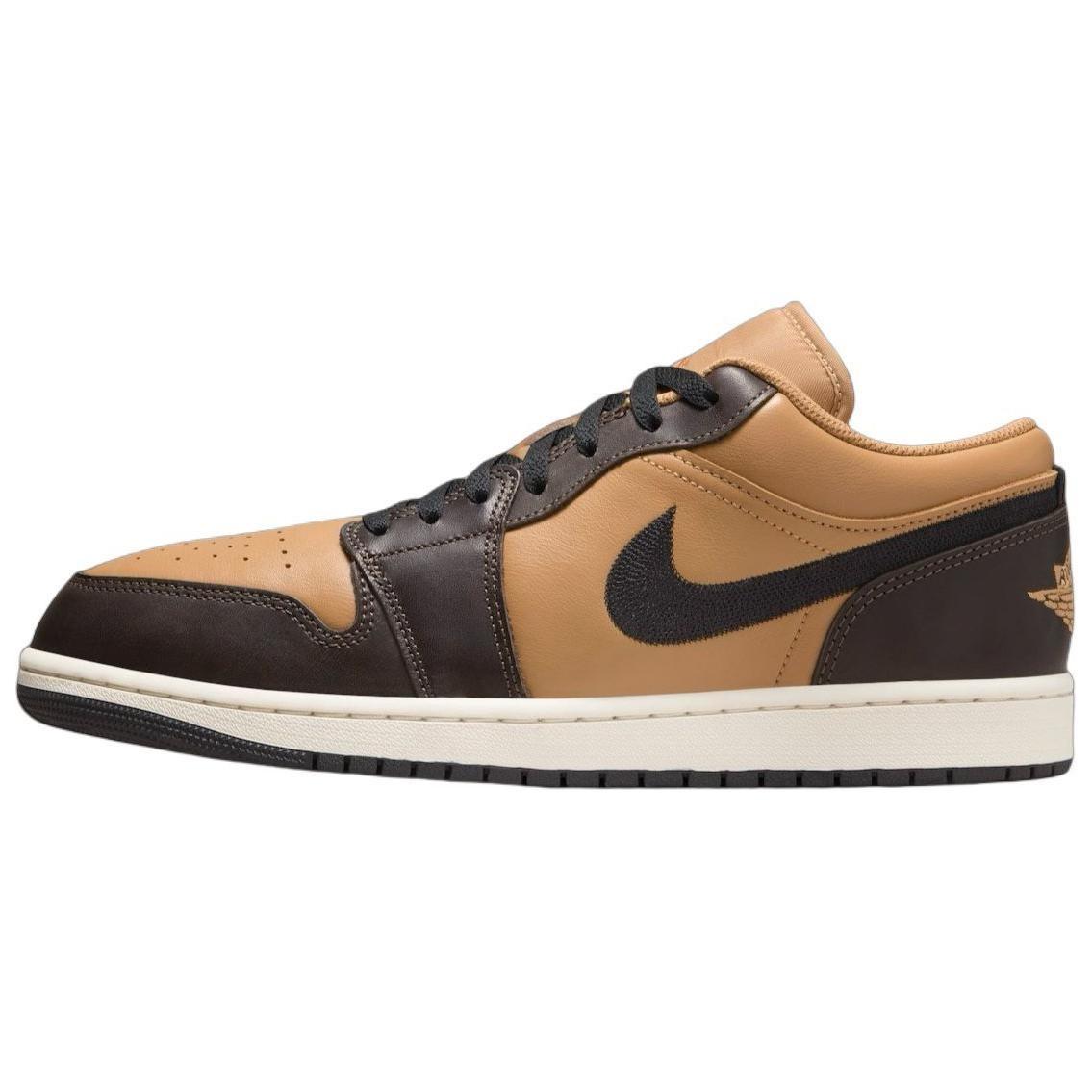 Air Jordan 1 Low SE Flax Baroque Brown Men s HQ3603-201 EU 43