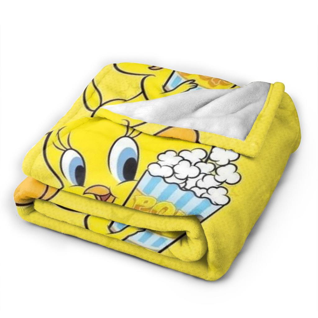 Looney Tunes Titti Anatra Gialla Carina Coperta Ultra Morbida Coperta da Divano 50x60 Pollici Coperture e Coperte Multitaglia