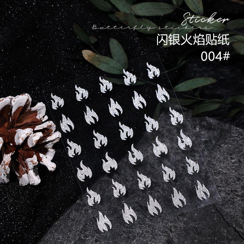 

Internet Hot New Asterism Accessories Nail Stickers Flame Sticker