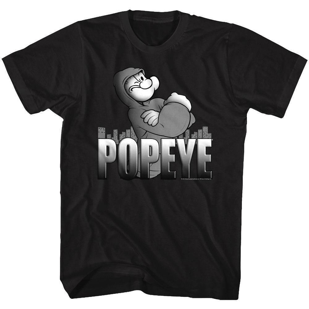 Popeye In The City Men T Shirt XXXL