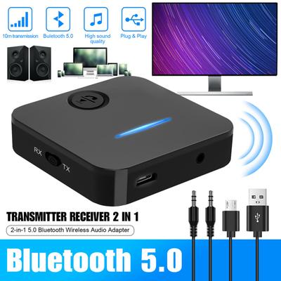2-in-1 Bluetooth-compatible 5.0 Receiver Transmitter Tv Home Stereo A2dp 3.5mm Aux Audio Wireless