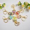 Cross-Border Exclusive Rhinestone Cartoon Owl Bag Charm Keychain