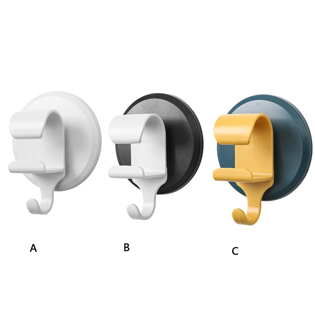 Wall Hanging Hook Towel Washbasin Storage Rack Self Suction Cup Hanger Shelf