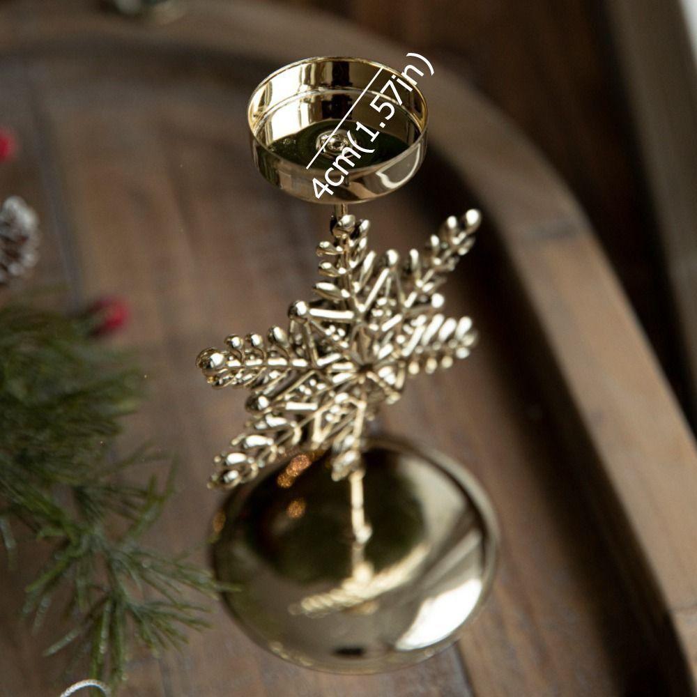 Decorative Xmas Tealight Holder Elk Christmas Candlestick  Wedding Party