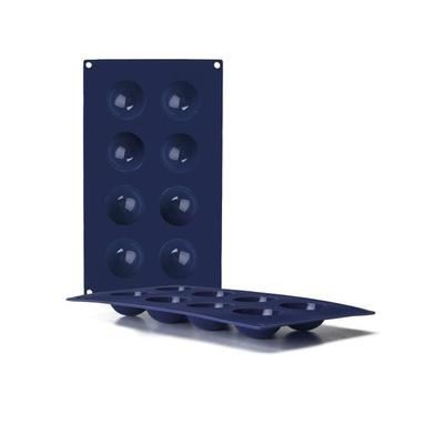 Silicone Mold - Ibili - 870041 - 8 Cavities - 32 X 19 X 2 Cm - Blue