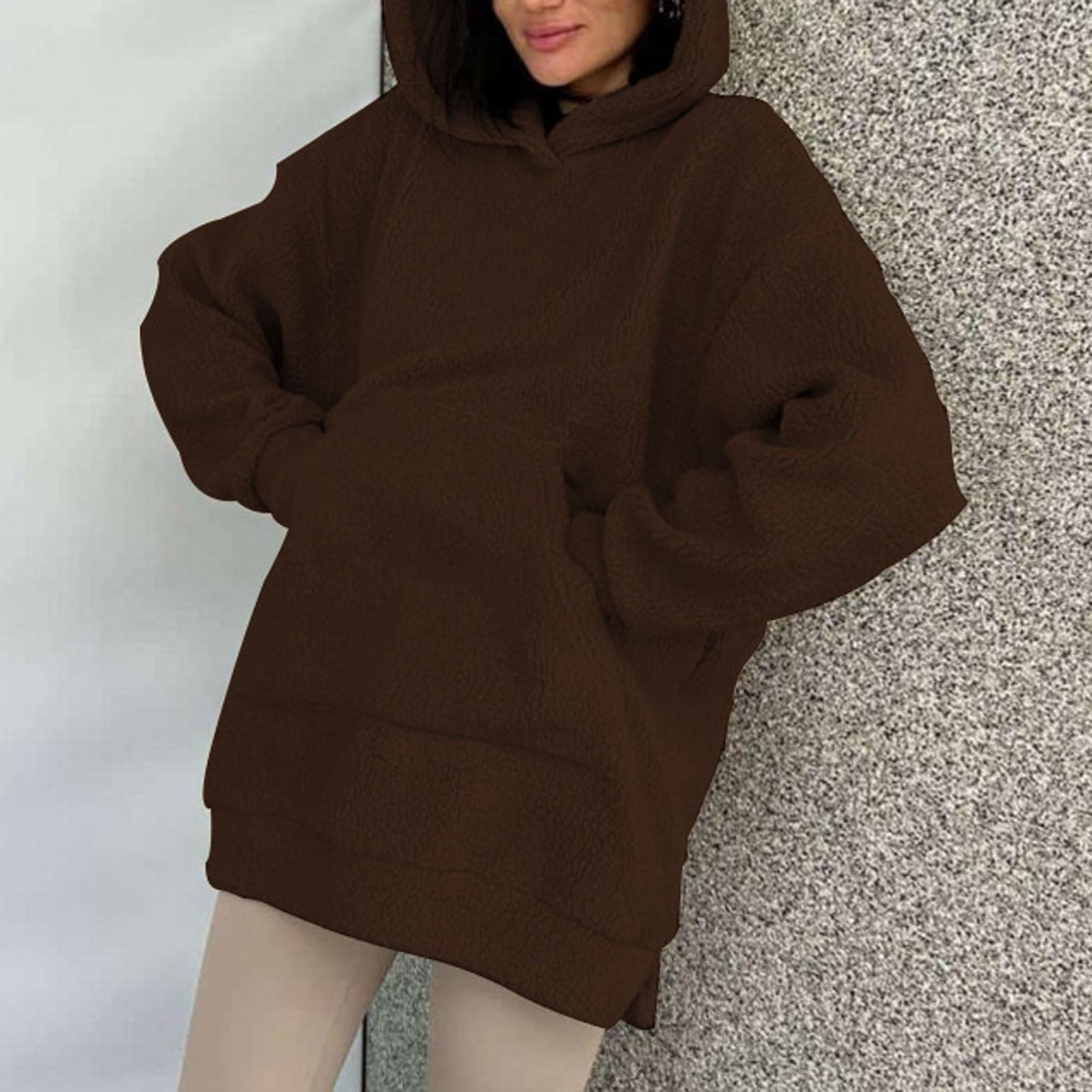 

Женский однотонный средне-длинный повседневный кардиган, вязаный со свободным свитером-пальто S