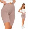 Peach Touch Fit High Waist Cycling Leggings MORAJ Sports Tights S/M Beige Melange