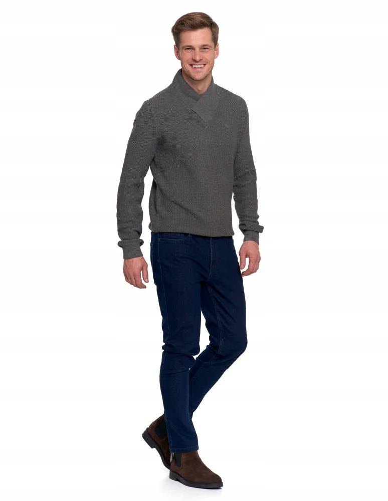 Trousers Men's Jeans Straight Legs Elegant Classic MORAJ 34 JEANS