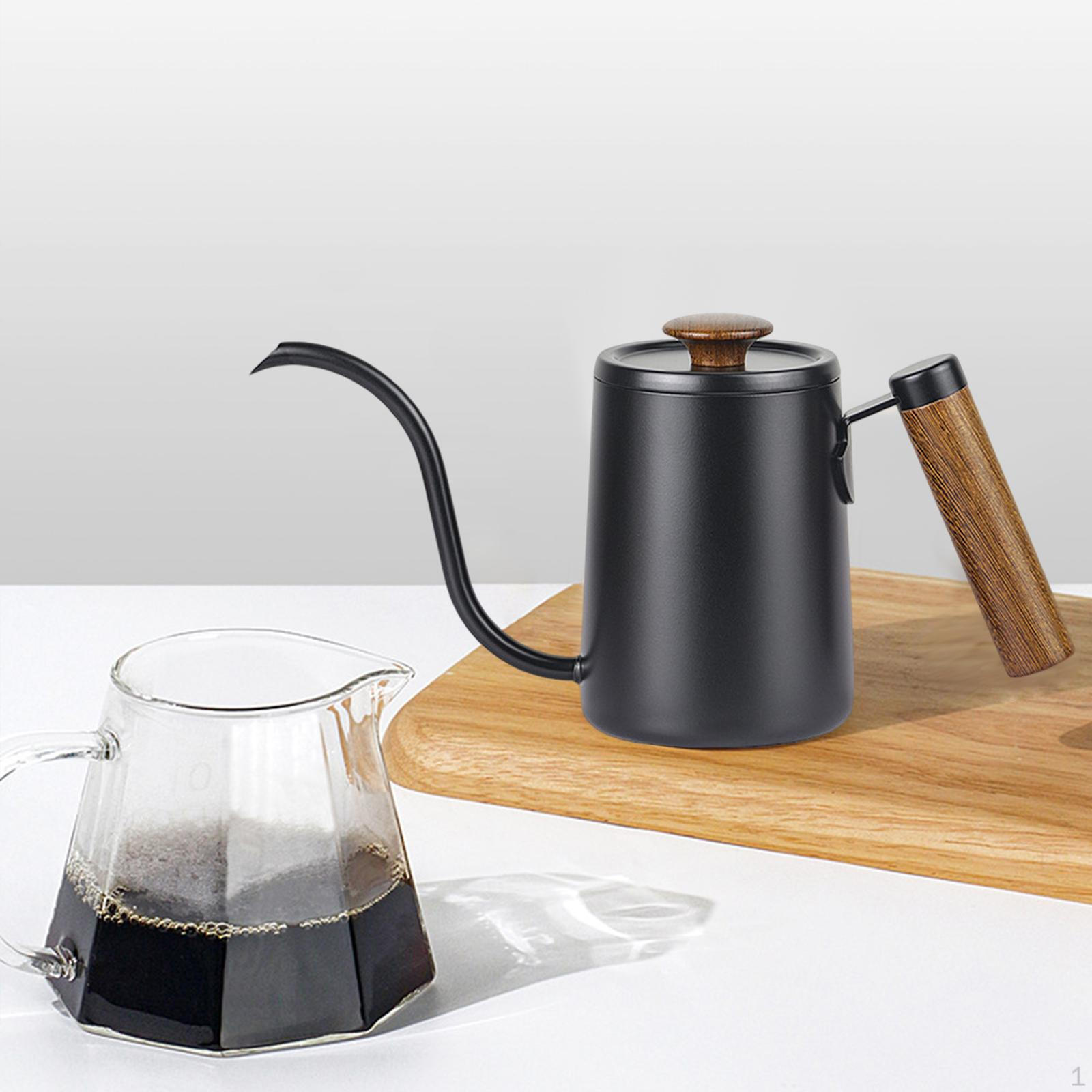 Coffee Gooseneck Kettle, Pour over Big Capacity 600ml, Narrow Drip Tea