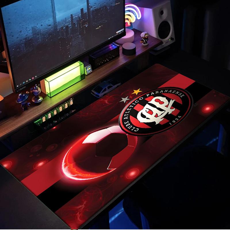 Atletico Paranaense Crest Mouse Pad, Rubber Base, Mouse Pad for Gamers and Office Use, Gaming Desk , Easy To Clean Mat Christmas fan gifts