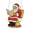 Christmas Season Decorative Accents Hanging Pendant with Chain, Lightweight Winter Wall Decor, Double-sided Gift Boxes for Acrylic Ornament
