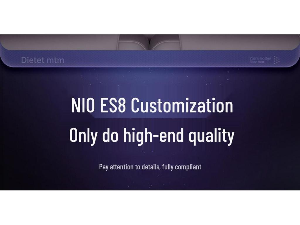 Nio ES8 Full Coverage Floor Mats - 3rd Gen Car Interior Accessories & Trunk Mat