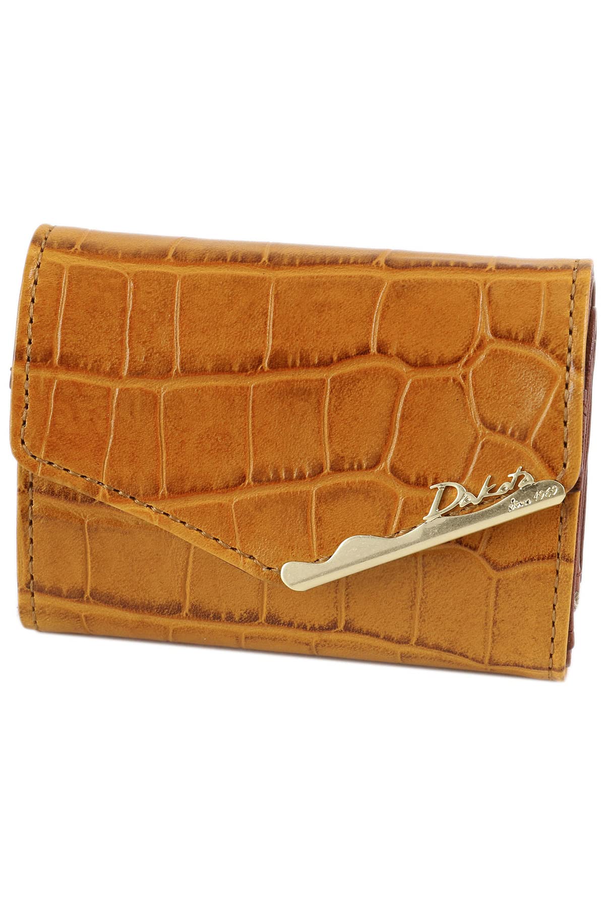 

Bifold Wallet Genuine Leather Mustard [Dakota] Women s DA-30630-53 гірчичний