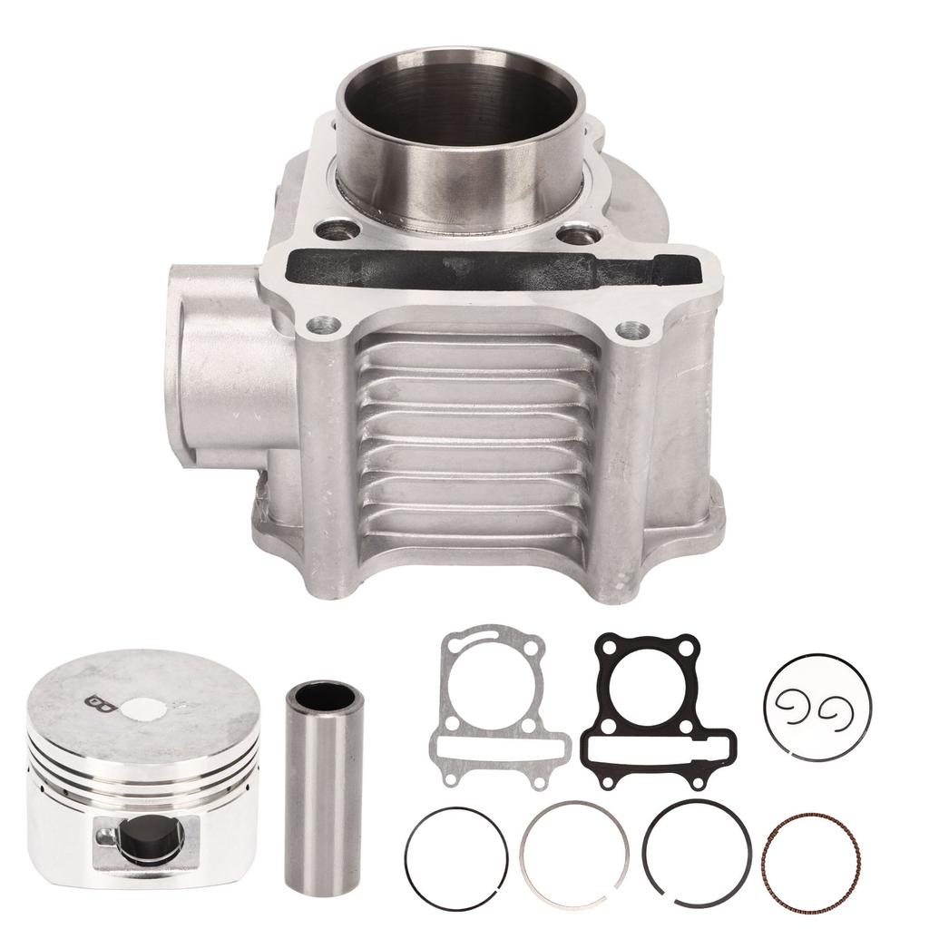 Engine Cylinder Assembly Kit with Piston Gaskets Aluminum Alloy for GY6 4Stroke 125cc Scooter Motorcycle ATV Go Karts