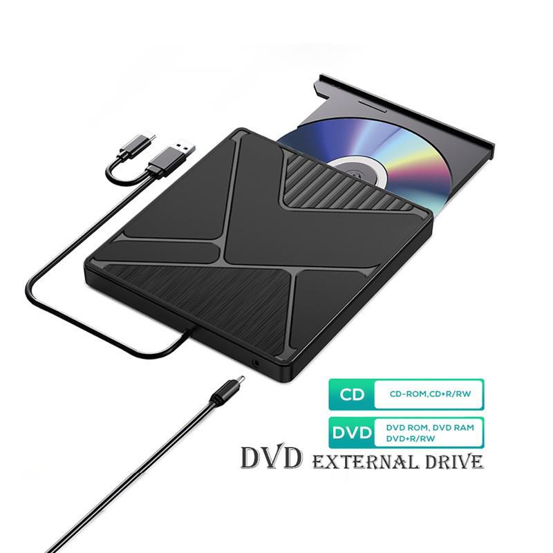 USB 3.0 External DVD Burner & CD-RW Drive for Laptop/Desktop