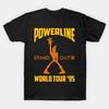 Powerline Stand Out World Tour 95 Retro Nostalgia Cotton Graphic T-shirt