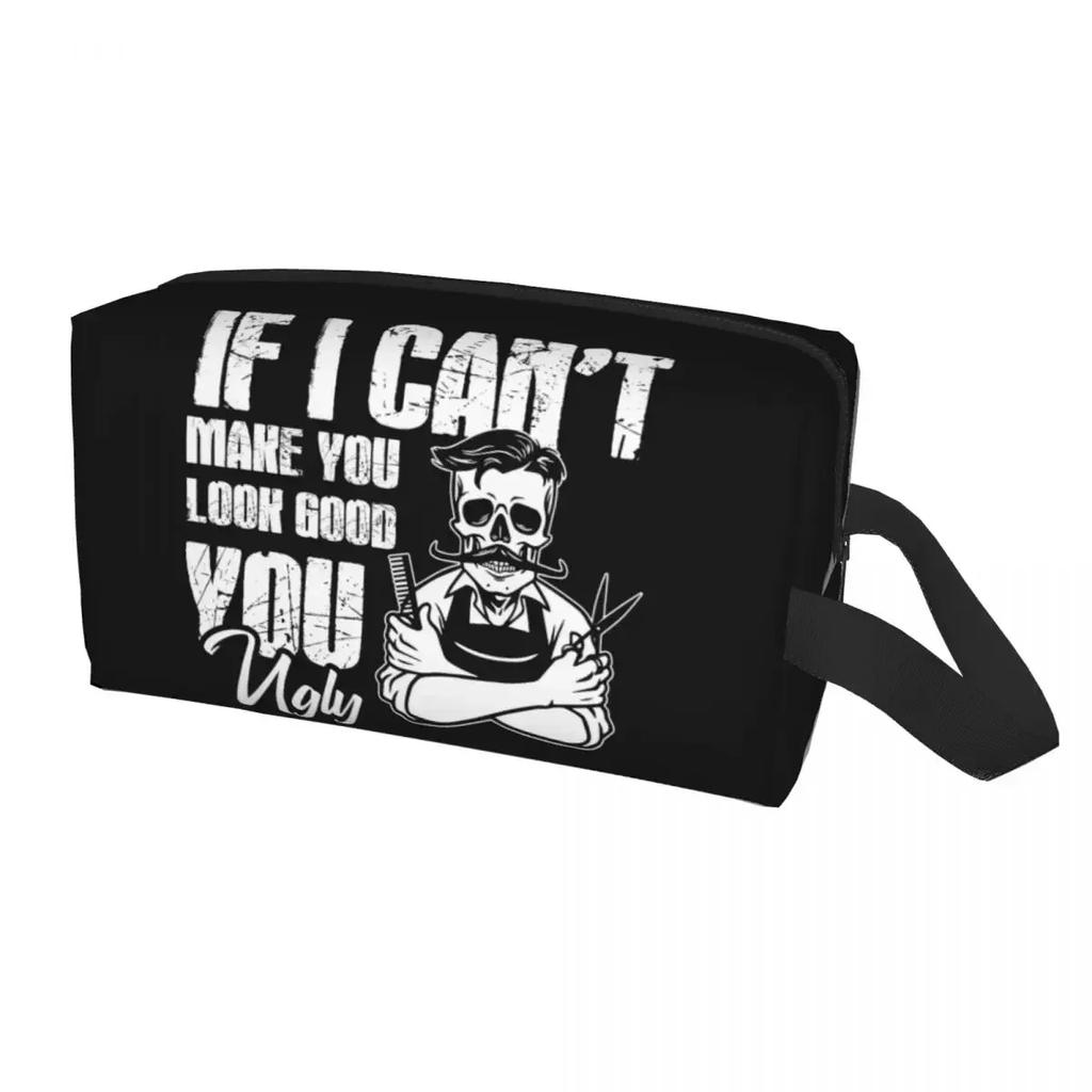 Hairstylist Toiletry Bag for Scissors Comb Makeup Cosmetic Organizer Ladies Beauty Storage Dopp Kit Box