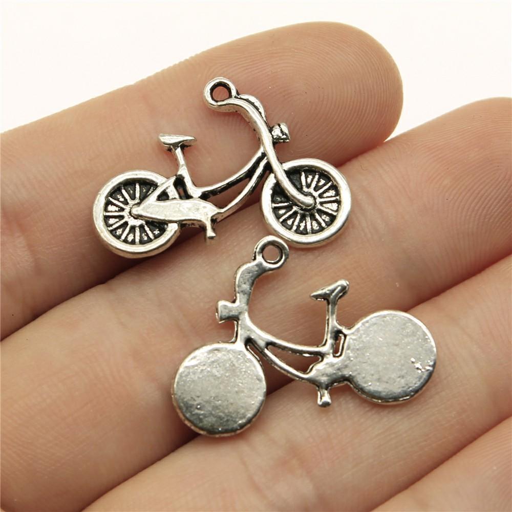 10pcs Motorcycle & Bikecycle Charms Pendants Antique Jewelry Making DIY Handmade CraftFor Jewelry Making