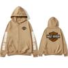 Motorcycle Hooded Sweatshirt Spring Man Printing Zipper Hoodie Outdoor Sports Loose Ventilate