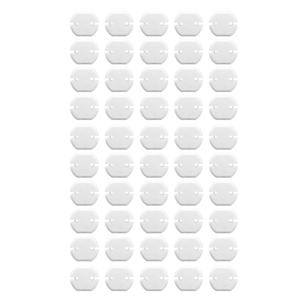 50 ks Ochrana zásuvky Standardní Domácí Zahraniční Univerzální Dětská Proti Elektrickému Proudu 2kolíková