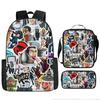 Skibidi Toilet Man Spoof Schoolbag Primary And Secondary School Backpack Satchel Pencil Bag Backpack Three-Piece Set