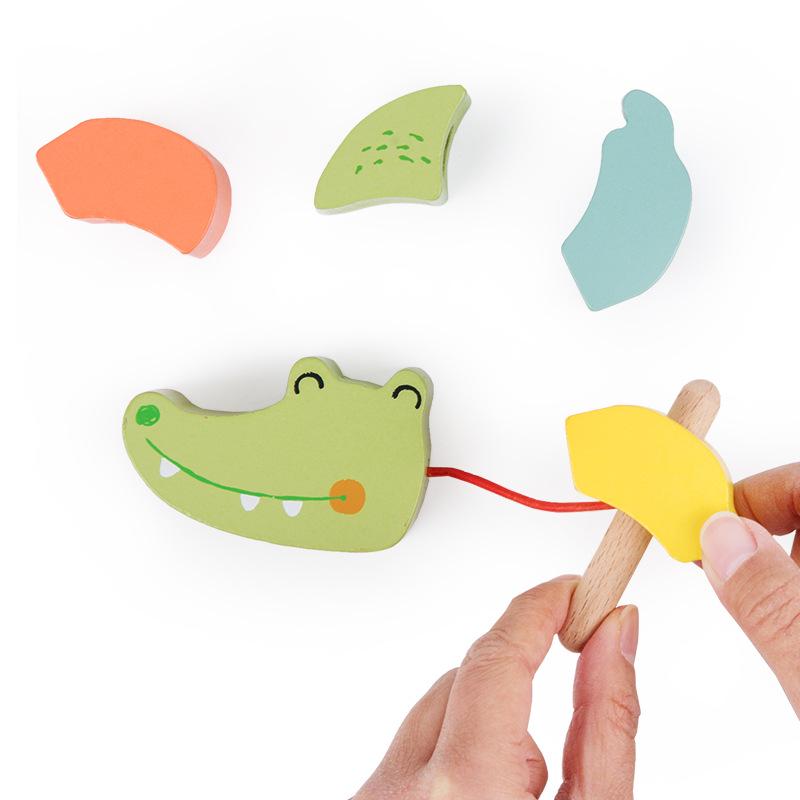 Lace-up Animal Building Blocks Educational Toy for Kids
