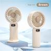 Xiaomi MEET SUN Rechargeable Handheld Fan, 100-speed Digital Display, Built-in Phone Stand. Ideal for Desk Makeup, Office Use and Outdo