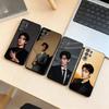 S-Sean Xiao Xiaozhan Phone Case Black Silicone Soft For Samsung S25,S24,S21,S22,S23,S30,Ultra,S20,Plus,Fe,Lite