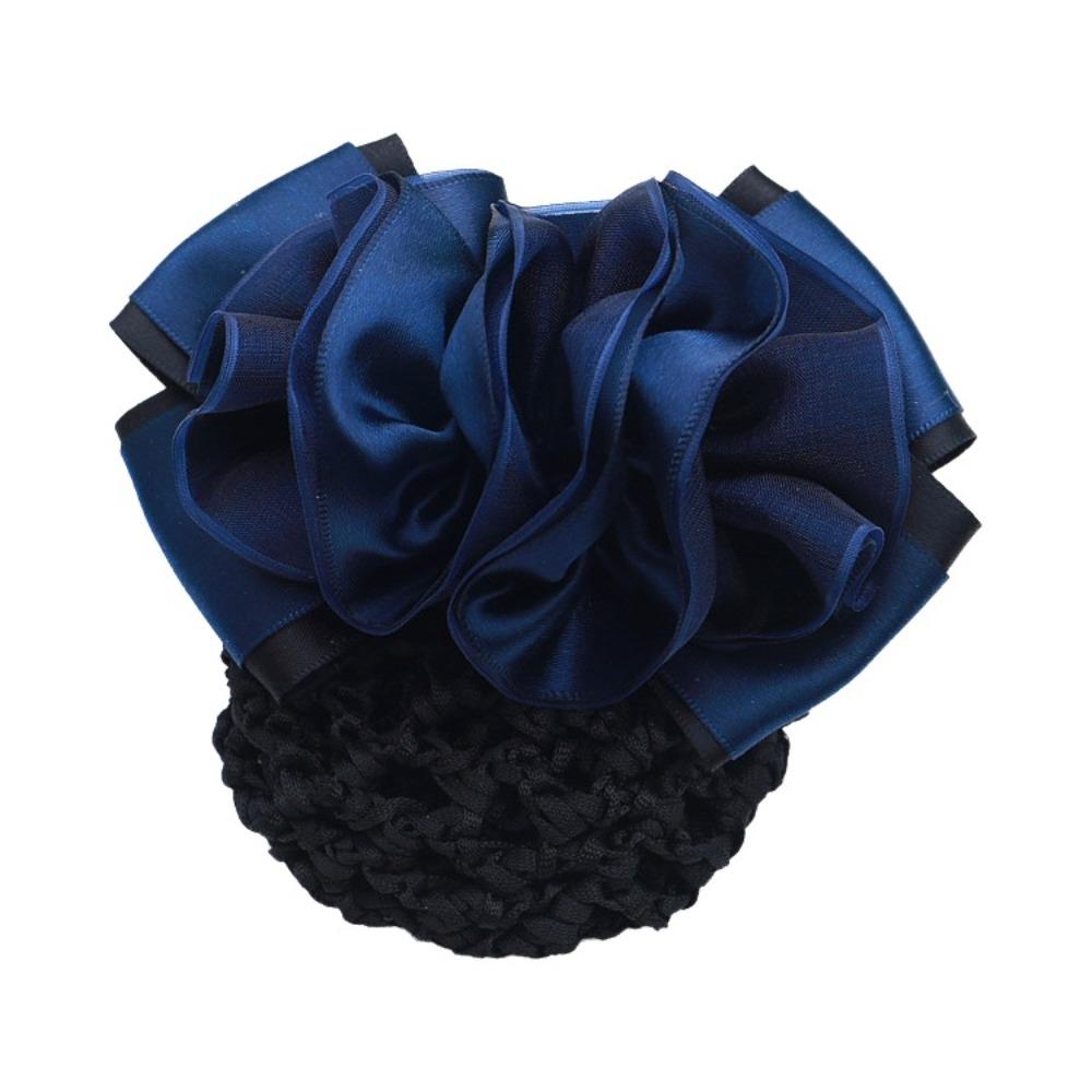 Korean Style Ballet Hair Net Updo Styling Tool Crochet Hair Bun Cover New Bow Hair Net  For Work