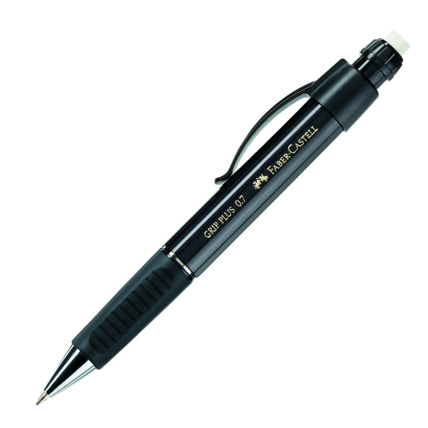 Карандаш Faber-Castell Grip Plus Black, Япония, 0,7 мм, [Официальный продукт] чёрный