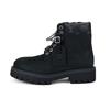 Timberland X LOUIS VUITTON Kotníkové bojové boty z hovězí kůže Pánské Černé 1AD75B