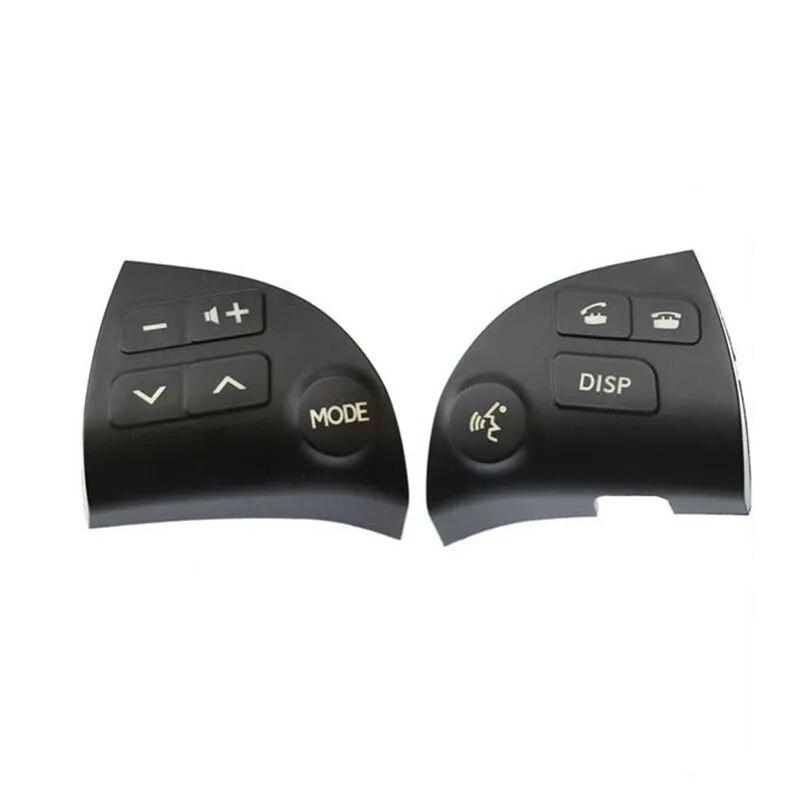 

2 шт. для Lexus ES350 ES240 2006-2012 Автомобильный руль Многофункциональный Bluetooth-динамик Кнопка регулировки громкости Крышка переключателя black B