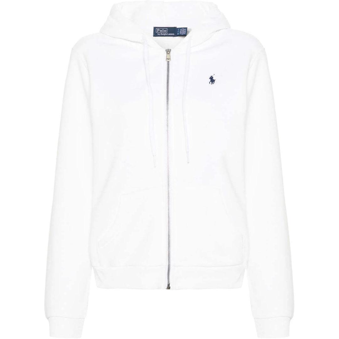 

Polo Ralph Lauren Zip-Up Hooded Long Sleeve Jacket Women jackets White 211943008-001 S