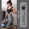 Conjunto Esportivo e de Yoga com Sutiã Esportivo Emagrecedor Costas Nuas Feminino 2025